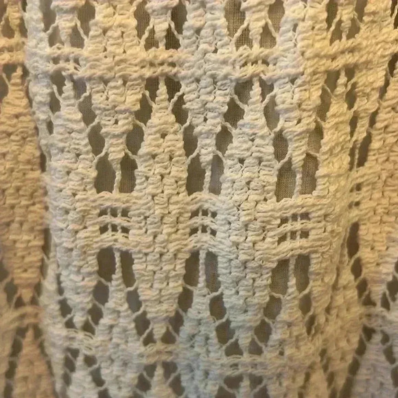 A.L.C. - Ivory Crochet Lace Off The Shoulder Dress-Sz 4 - Picture 2 of 5